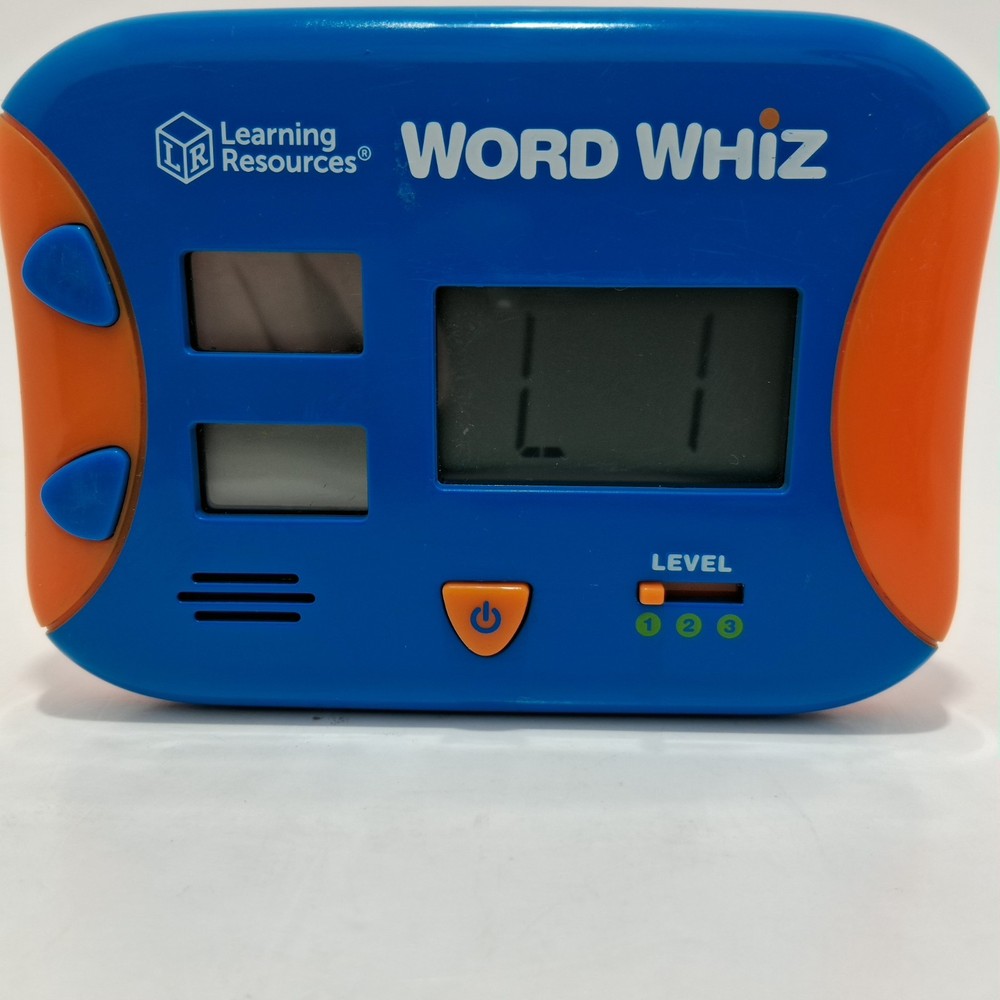 Learning Resources Word Whiz Electronic FlashCard Word Game Handheld Works Great
