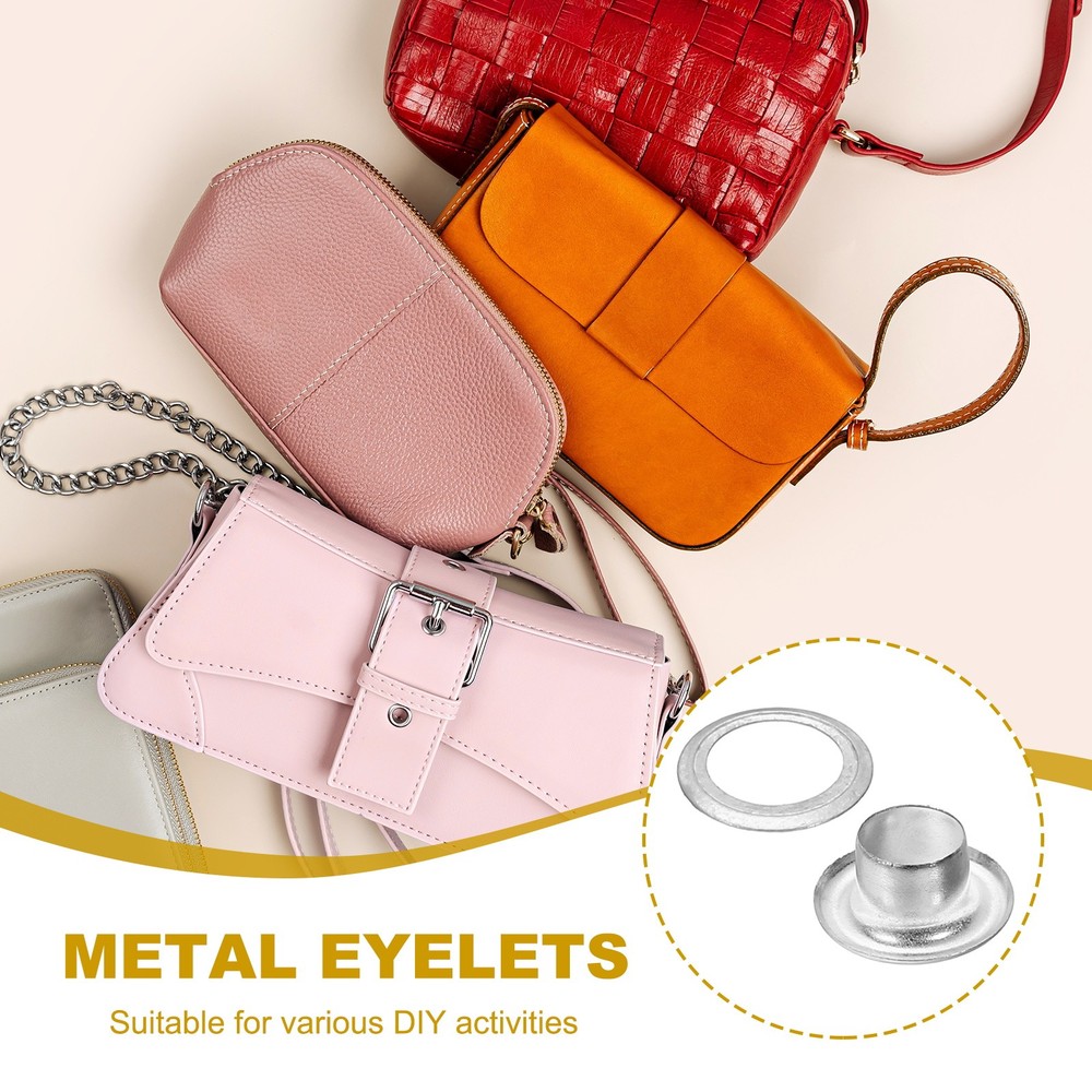 For Metal Eyelets 150pcs 4.5mm/3/16" Silver Kit