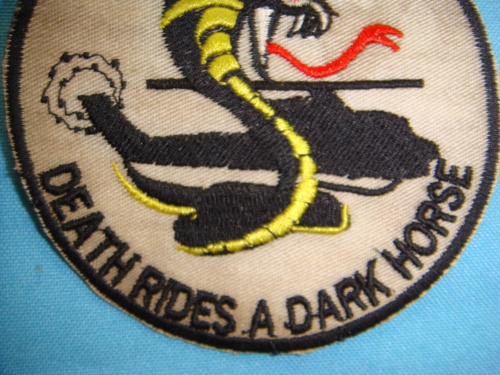 VIETNAM WAR PATCH, US 16th AIR CAVALRY REGIMENT MUSTANGS