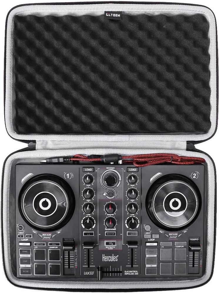 LTGEM DJ Controller Case for Hercules Djcontrol Inpulse 200 / Djcontrol Inpulse