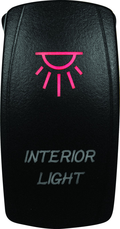 DragonFire Racing Lighted Switch On/Off Red