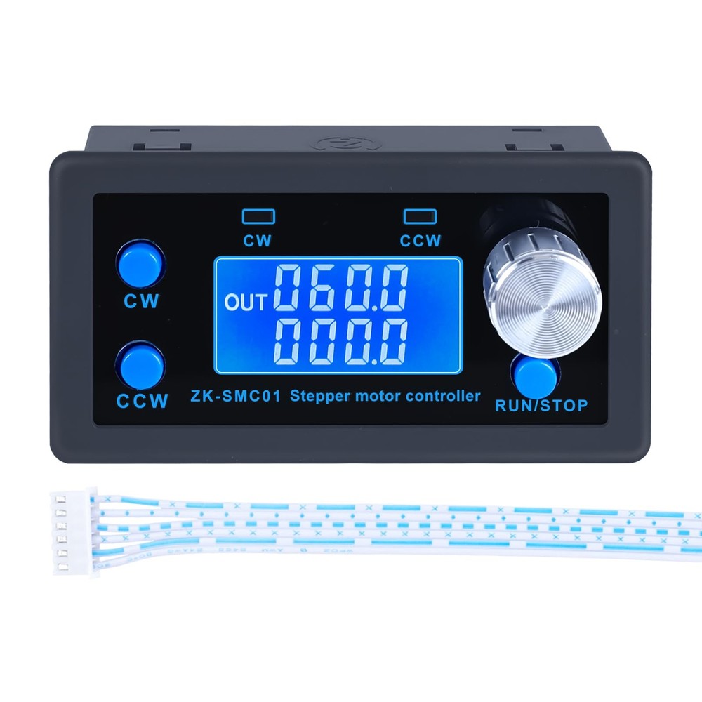 CNC Stepper Motor Controller DC 5-30V 1/128 Microstep Adjustable Speed LCD Disp