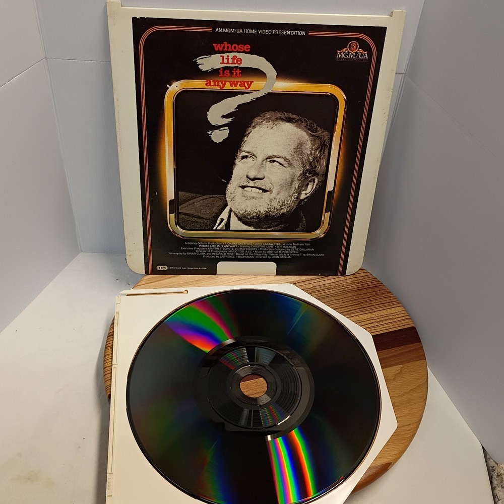 Whose Life is it Anyway? Richard Dreyfuss CED Selectavision Video Disc