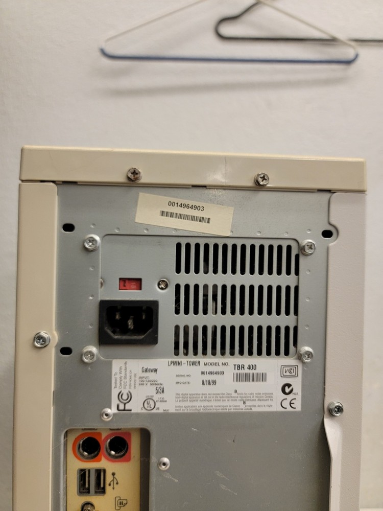 Vintage Gateway E-4200 Retro Gaming Computer Serial Parallel ISA Slot Floppy