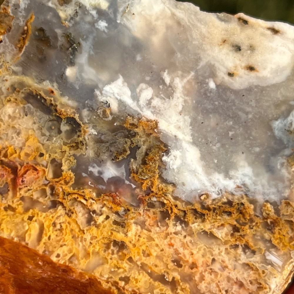 Graveyard Point Moss Agate Rough Faced Specimen 382gm (R23)