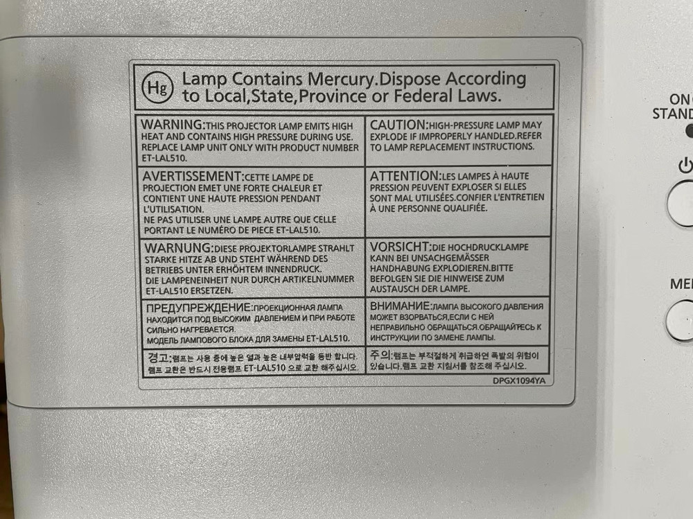 Panasonic PT-TW371RU LCD Projector - NEW in box