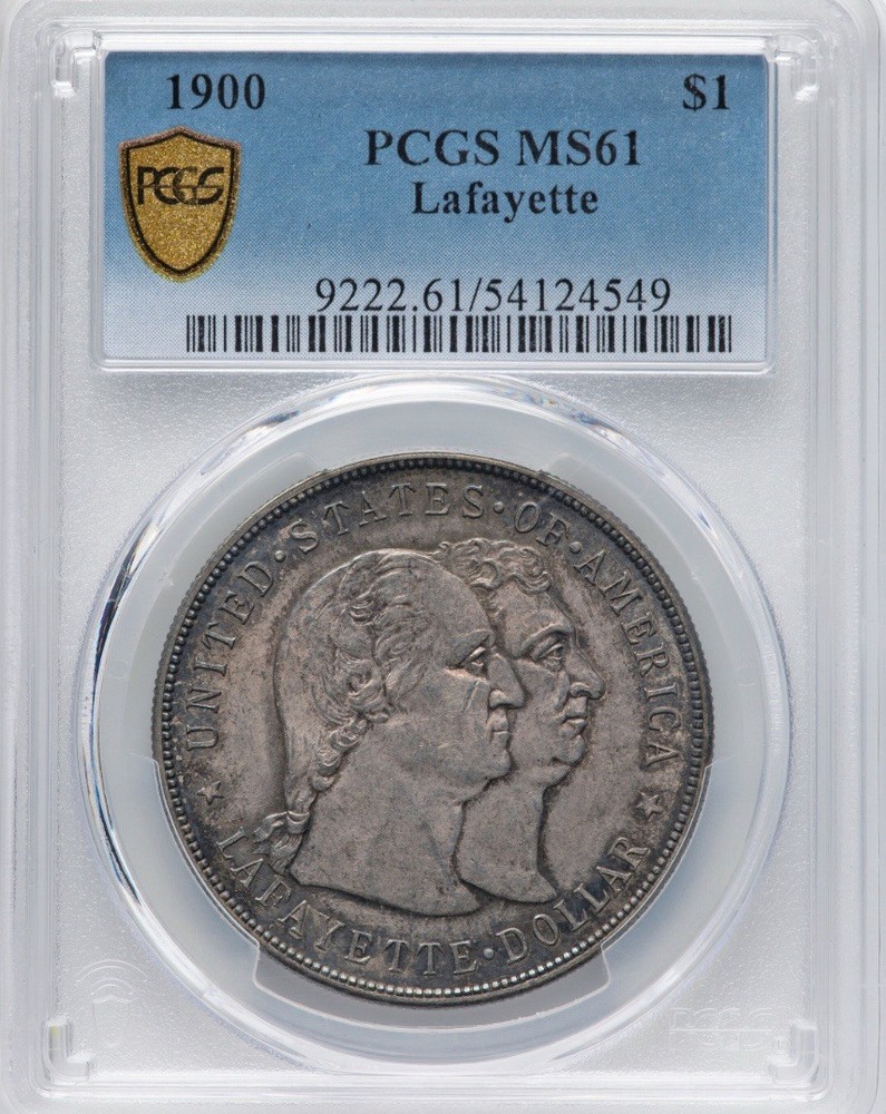 1900 - US - Lafayette Commemorative Silver Dollar-  MS61 PCGS. DuVall 1-B