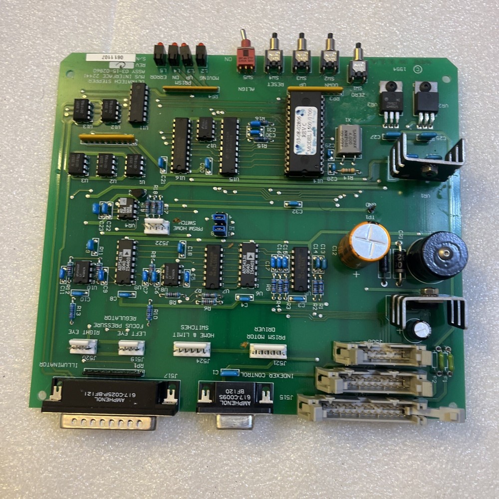 Ultratech Stepper 03-15-02860 MVS Interface 2244I PCB Missing Switch