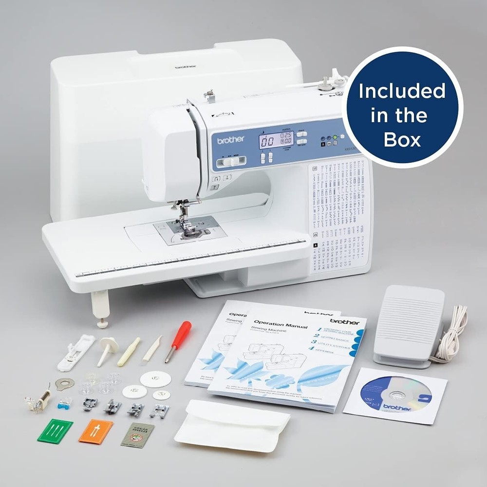 Brother Sewing and Quilting Machine, Computerized, 165 Built-in Stitches, LCD Di