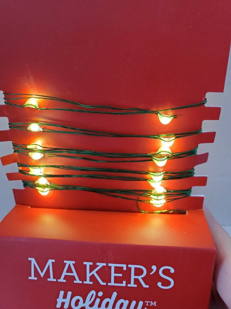 Maker's Holiday 25 mini LED lights - 9 ft.