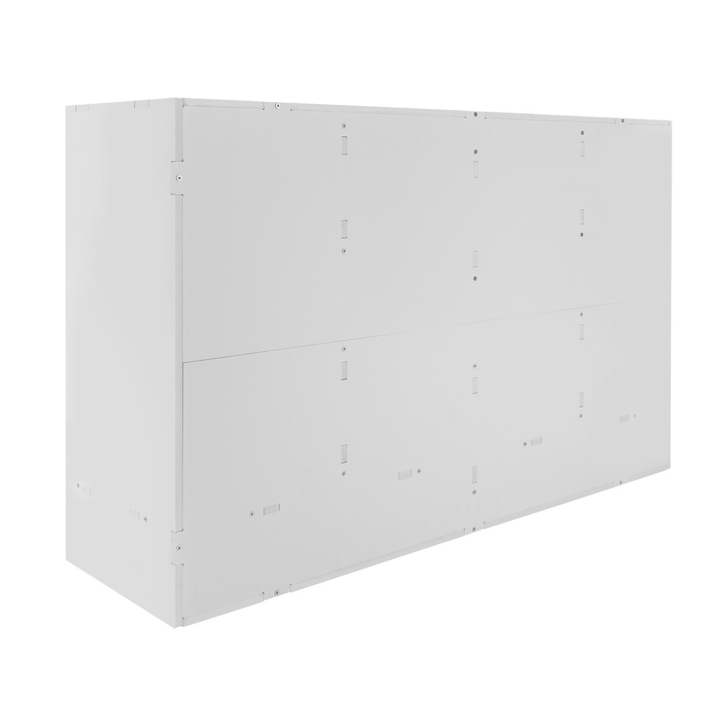 PVC Literature Organizer Adjustable File Sorter Stackable 32 Compartments White