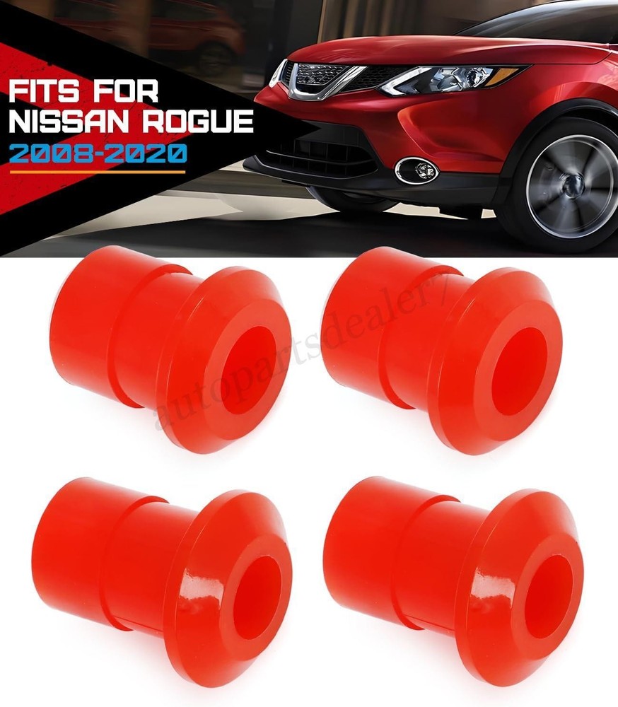 For Nissan Rogue 2008-2020 Front Subframe Poly Bushing Kit Front and Rear - 4PCS
