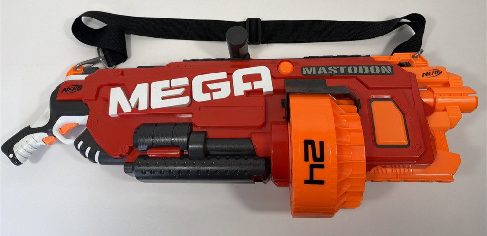 NERF N-Strike MEGA Mastodon NO DARTS Automatic Blaster Mastadon