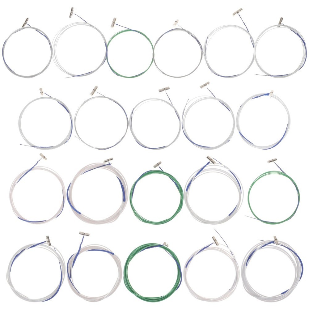 21 Pcs Black Nylon String Guzheng Replacement Strings Hanging Wire