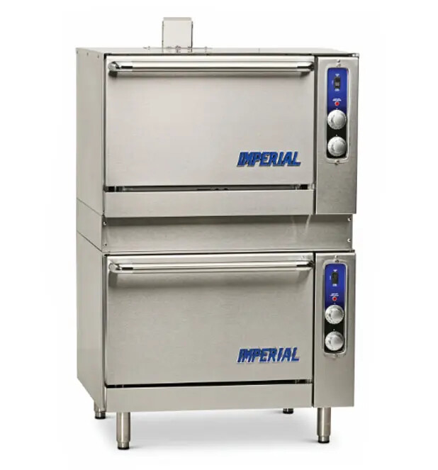 Imperial IR-36-DS-CC Pro Series Double Stack Gas Range Match Convection Oven
