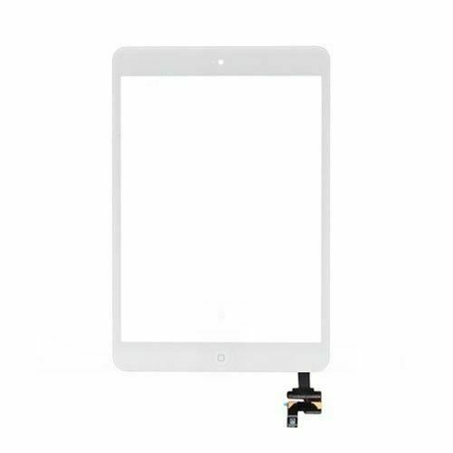 White iPad Mini 1 2 Touch Digitizer Screen + Home Button + IC Connector + Tools