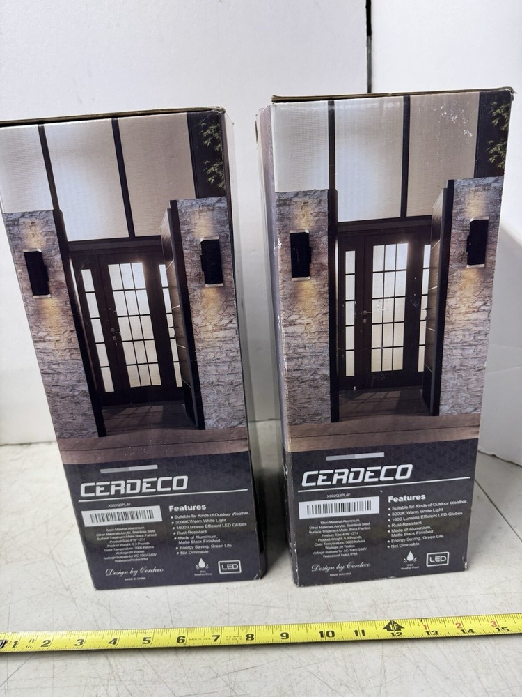 LED WALL SCONCES BRANDON SERIES CERDECO.nos