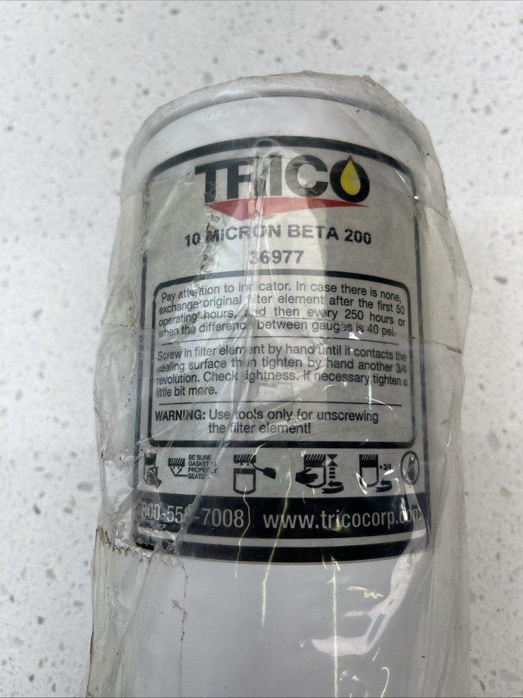 36977 Trico 10 Micron Beta 200 Filter Element OEM