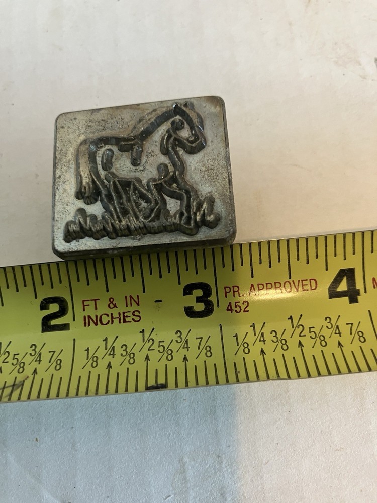 Vintage 30 Leather 1" 3D Stamps Set