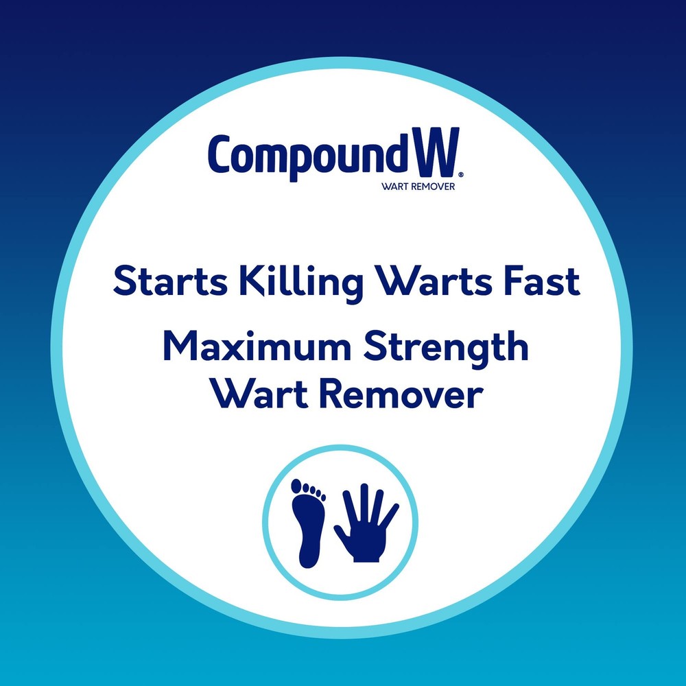 Compound W Wart Remover Maximum Strength One Step 14 Count (Pack of 1), White
