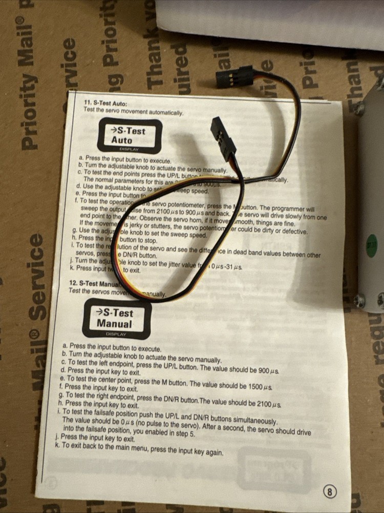 Untested Hitec Digital Servo Programmer HFP-20 in Original Box (Please Read)