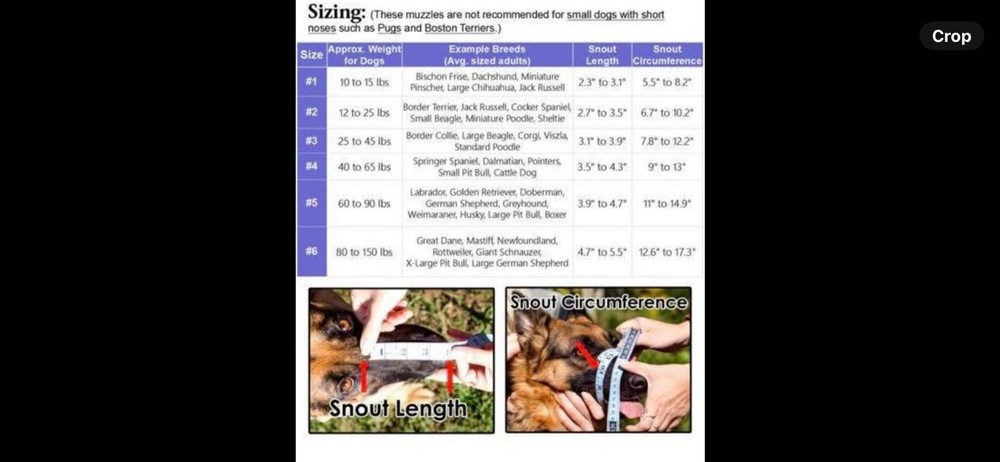Rubber Adjustable Breathable Dog Muzzle Size 3