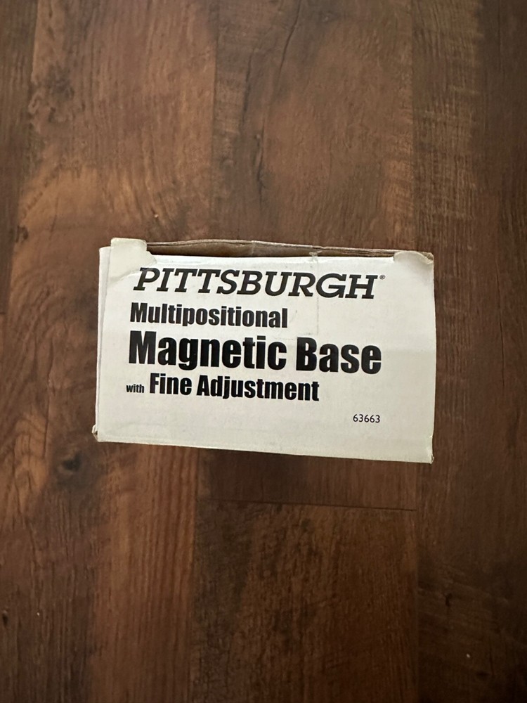 Pittsburgh 63663 Multi Positional Magnetic Base with Fine Adjustment