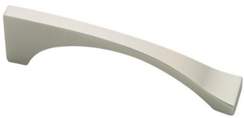 (12 Pack) 3-3/4" Palladium Asymmetric Pull Matte Nickel