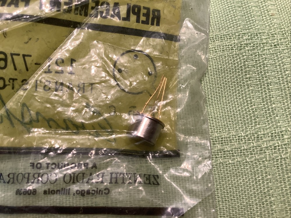 Zenith oem part #121-776 transistor