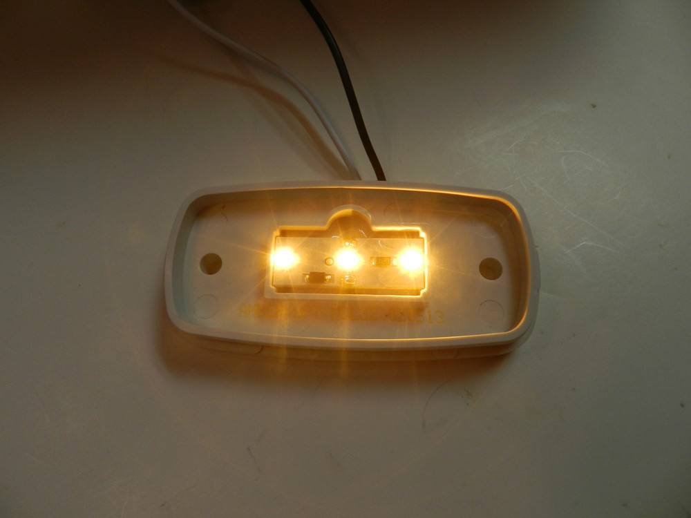 2" x 4" Amber LED Truck Trailer RV Clearance Marker Lights 3 Diode Free shipping