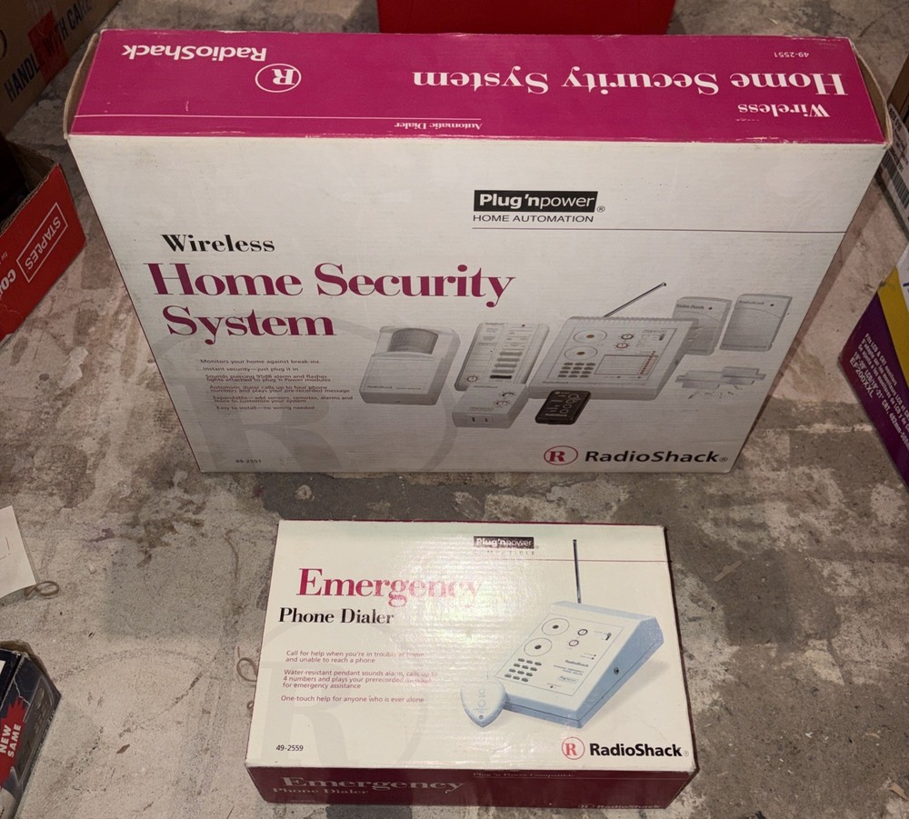 Plug N Power Wireless Home Security System & Emergency Phone Dialer