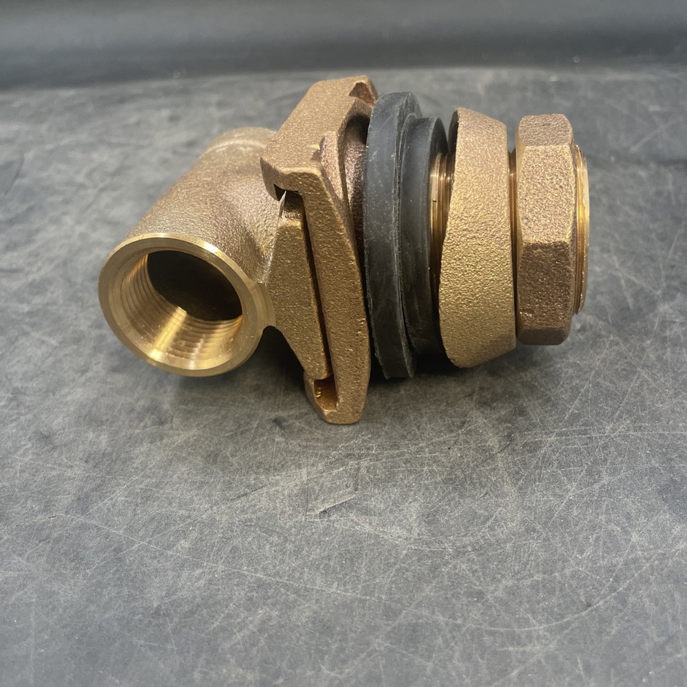 Water Source PA100NL Pitless Adapter, Brass, 1 in. (NEW)