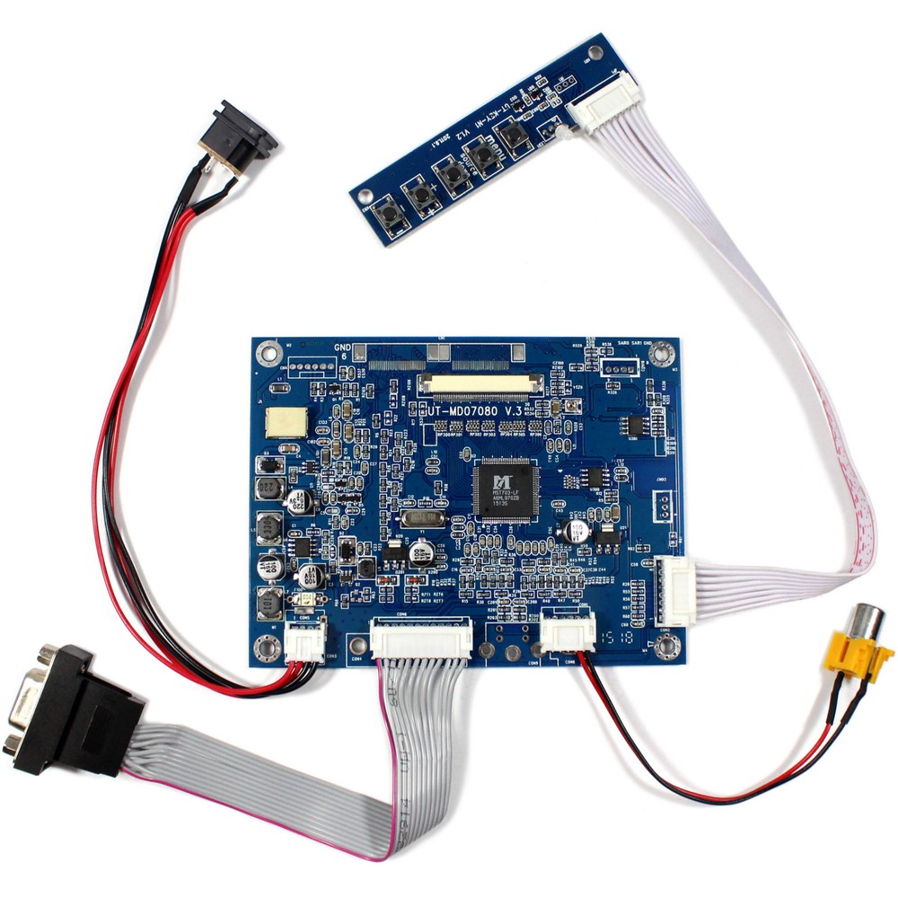 VGA AV LCD Controller Board For 8" EJ080NA-05A EJ080NA-05B 800x600 LCD Screen