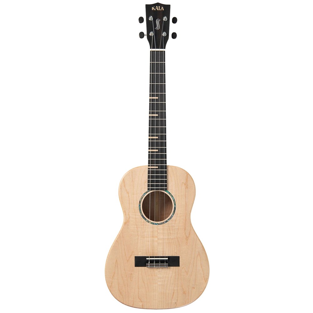 Kala KA-WF-AFM All Solid Flame Maple Waterfall Baritone Ukulele
