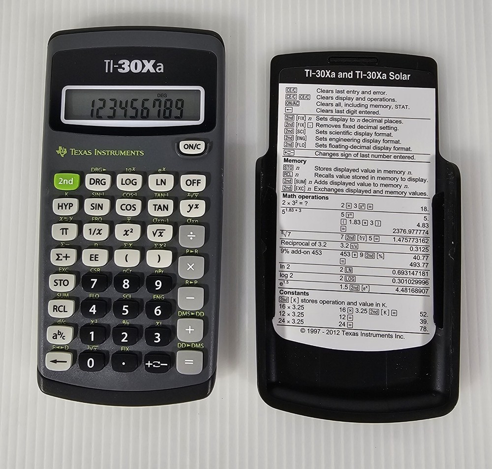 Texas Instruments Ti-30Xa Calculator