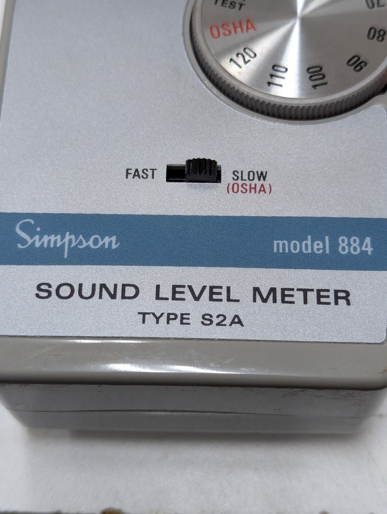 Simpson 884 Sound Level Meter