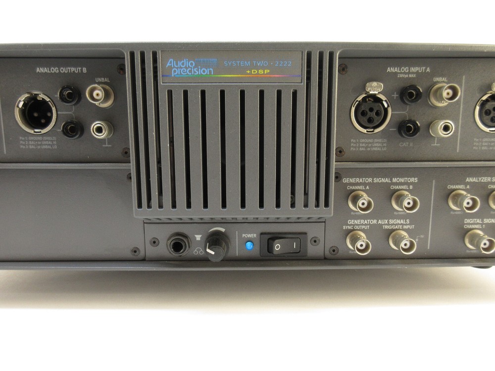 Audio Precision SYS2222 System Two Analog + DSP Audio Analyzer, Option IMD