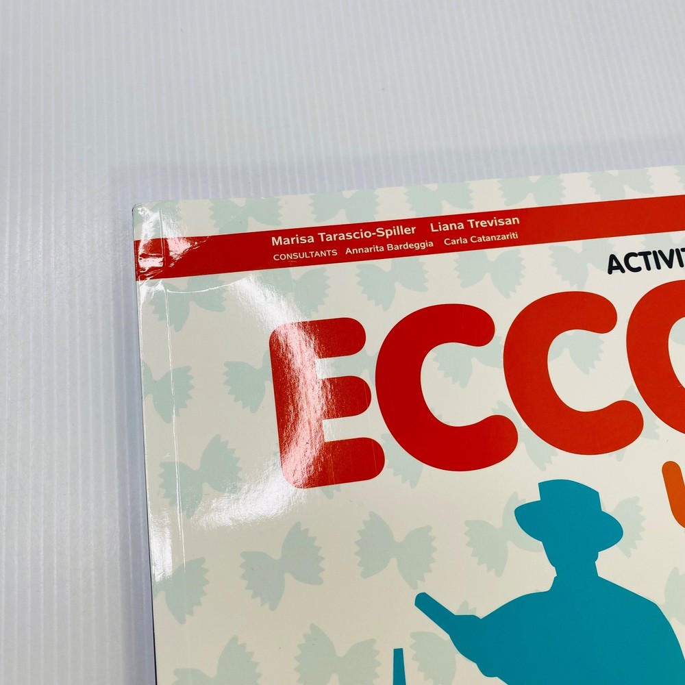 Ecco Uno Activity Book Second 2nd Edition 2E Italian Language AB Pearson