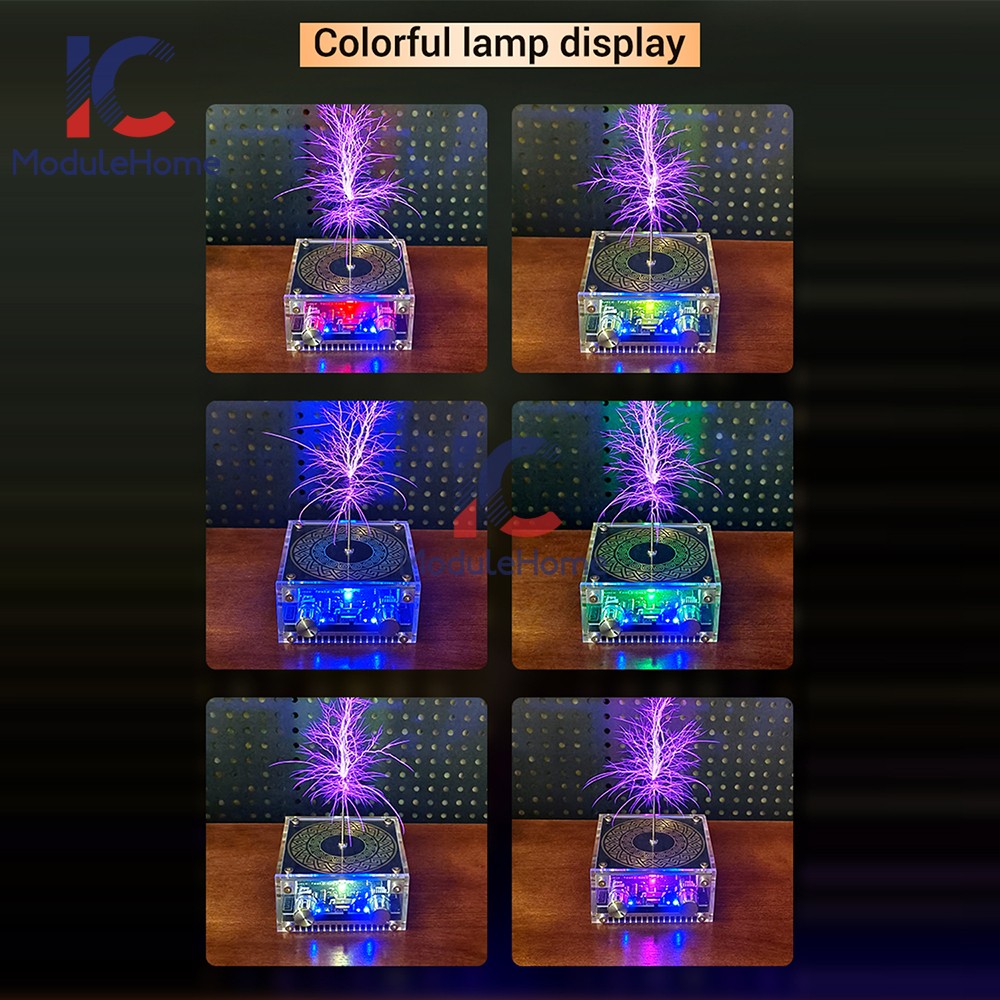 MTC Dual-Mode Music Tesla Coil Artificial Lightning Touchable Bluetooth Decoding