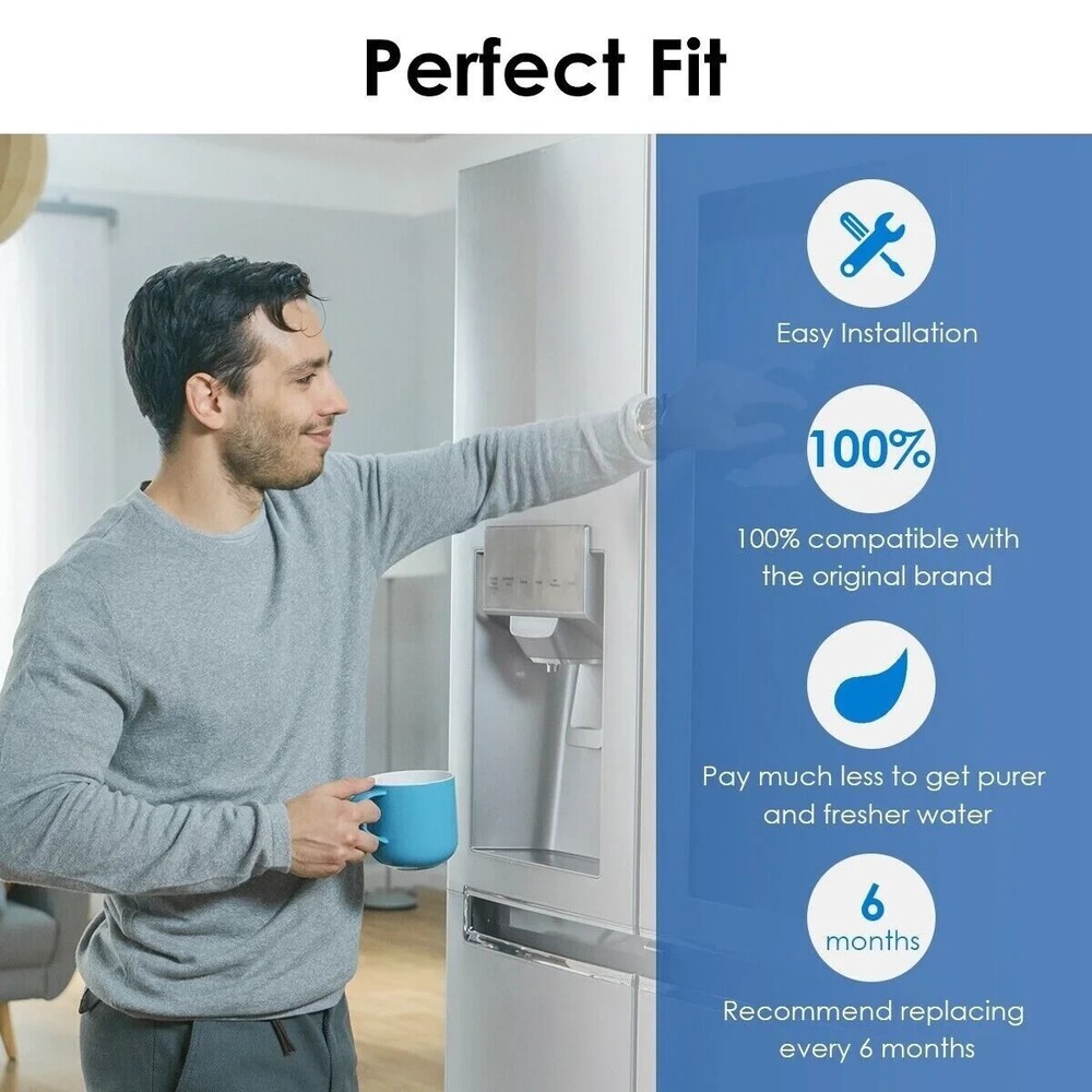 2 Pack Black New L-G LT700P ADQ36006101 Fit kenmore 9690 Water Filter