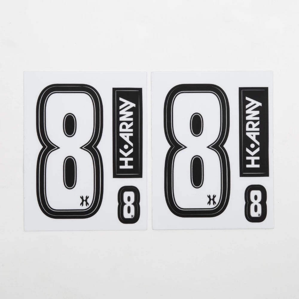 HK Army Number Sticker Pack "8"