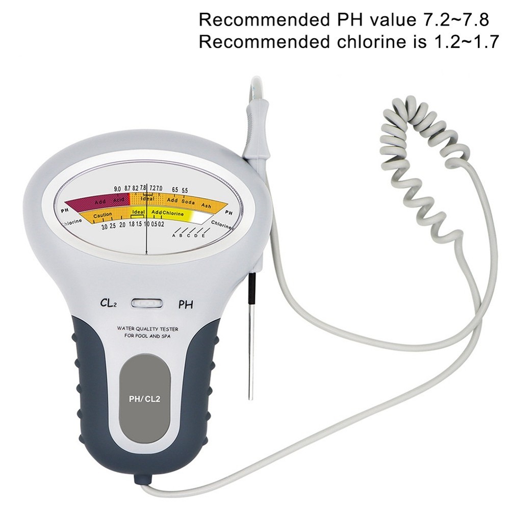 2 in 1 Water Quality Testing Device PC-102 Tester for Swimming Pool SPA1458