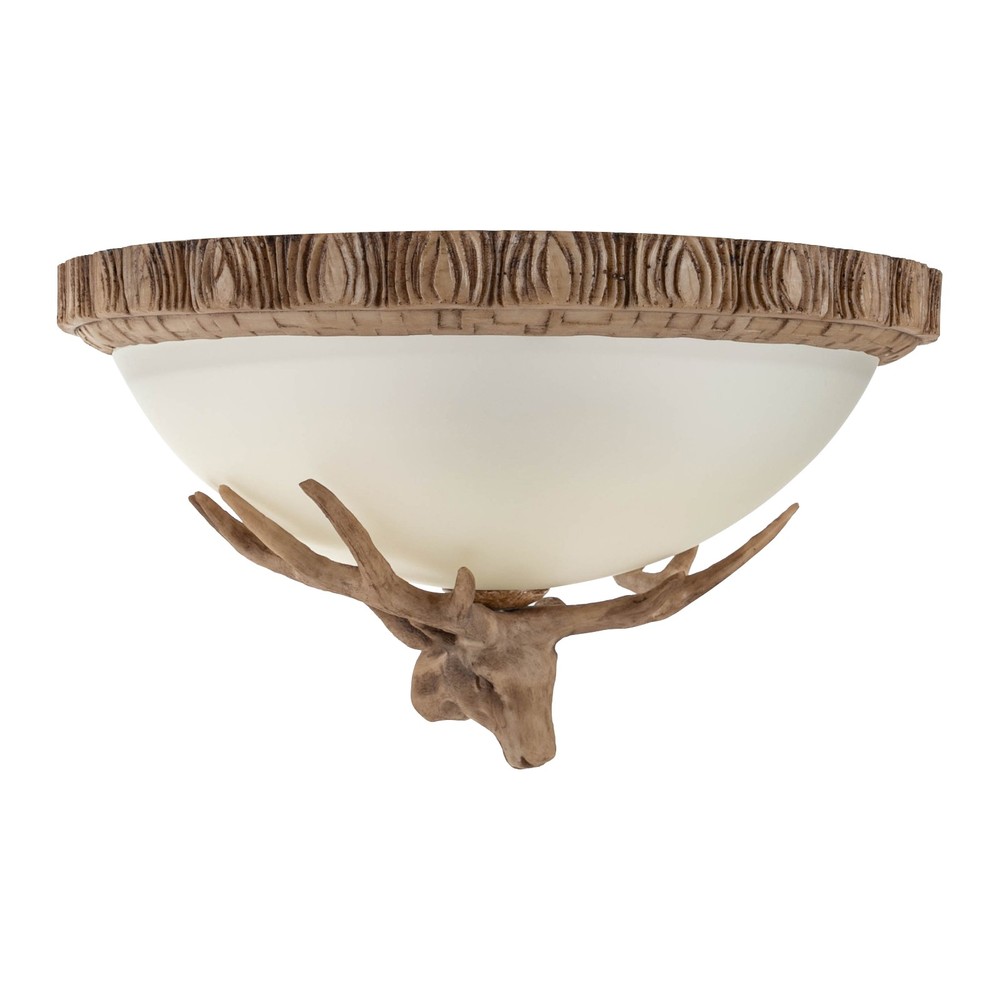Ceiling Light, Flush Mount Lighting Fixture, 3-Light Ceiling Light Light Brown
