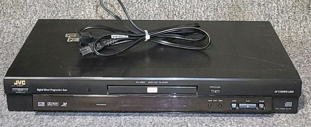 JVC XV-S60BK 4-Head DVD Player (missing remote)