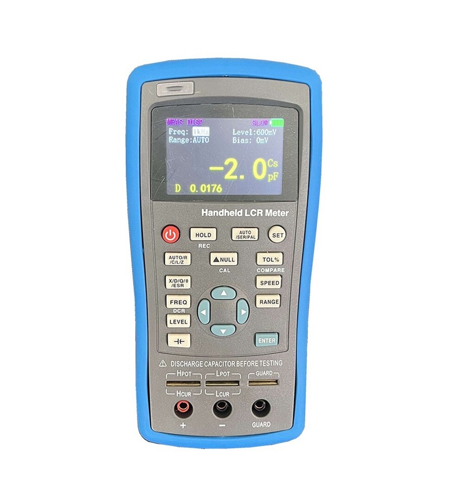 Digital Handheld LCR Bridge Meter Inductance Capacitance DC Resistance Tester