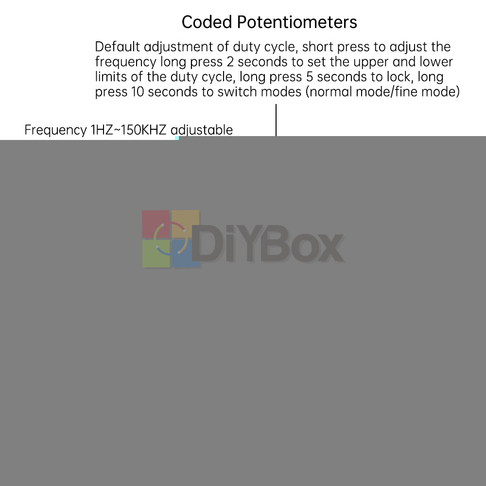 Signal Generator Module Adjustable PWM Pulse Frequency Duty Cycle Square Wave
