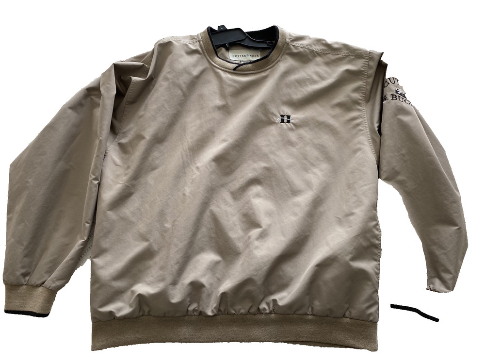 CUTTER & BUCK WINDBRAKER/GOLF PULLOVER  SIZE: XL, PRE-OWNED & FREE SHIPPING!