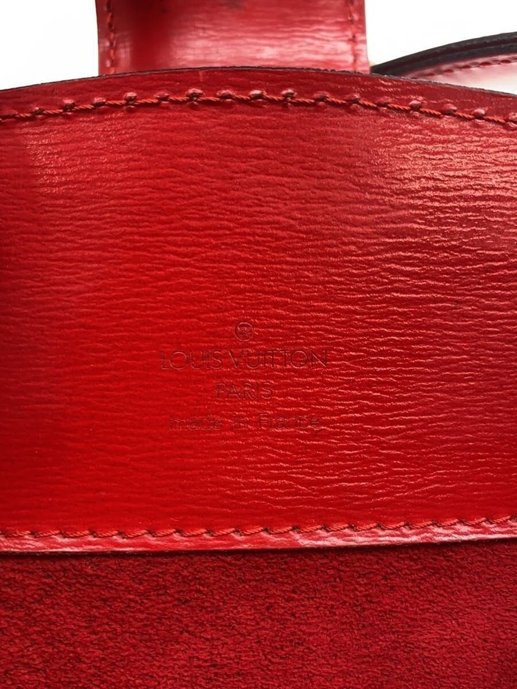 LOUIS VUITTON Shoulder Bag Cluny Epi M52257 Leather Red Used