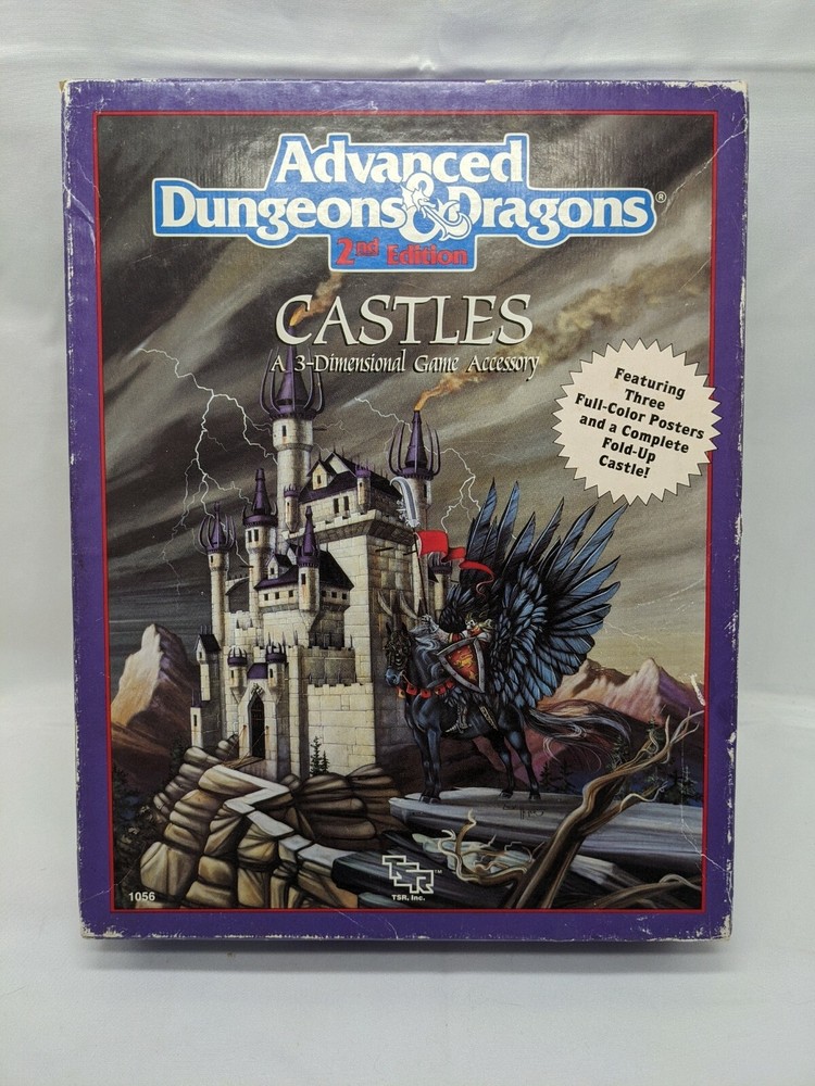 **INCOMPLETE** Advanced Dungeon And Dragons Castles 2nd Edition TSR 1990