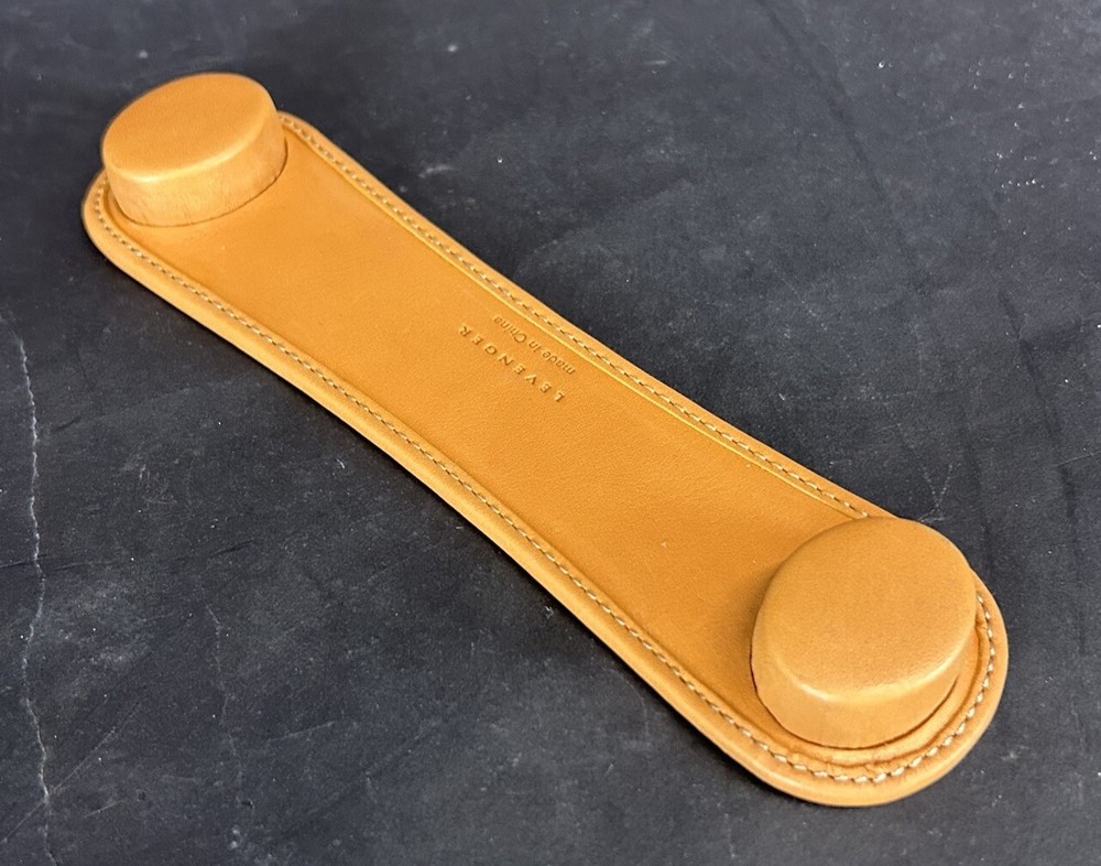 Levenger Leather Book Page Keeper Holder
